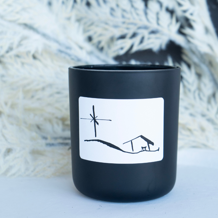 O Holy Night Manger Candle Bradley's Gift and Home Chocolate and